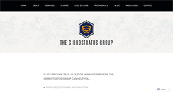 Desktop Screenshot of cirrostratusgroup.com