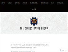 Tablet Screenshot of cirrostratusgroup.com